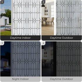 ADD.HERES easy removal preserves window surfaces for future looks.