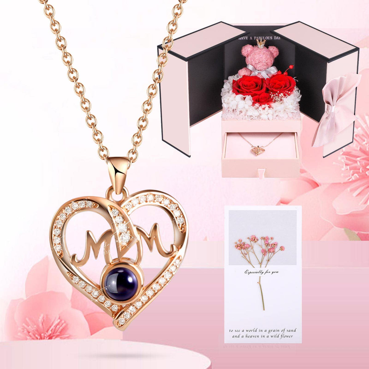 ADDWel brass rose-gold plated necklace offering hypoallergenic wear and lasting shine