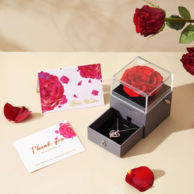 AddWel Forever Rose Gift Box presents an elegant home display.