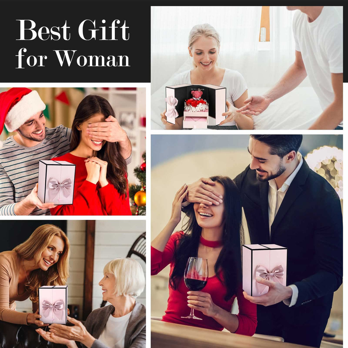 ADDWel luxury gift box with greeting card, ready to gift.