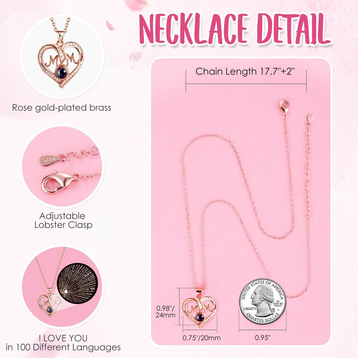 ADDWel Necklace worn image demonstrates everyday wear and sentimental value
