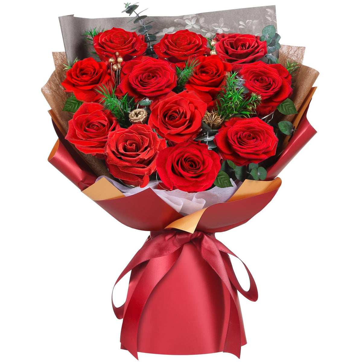ADDWel preserved roses bouquet in elegant arrangement for lasting home decor.