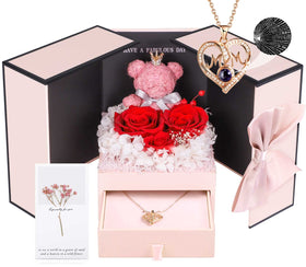 ADDWel preserved roses heart bouquet displaying lasting beauty for Mother's Day