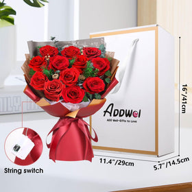 ADDWel preserved roses maintenance-free blooms stay fresh without daily care.