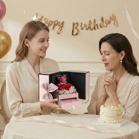 ADDWel rose bear presentation box enhancing gift-ready appeal