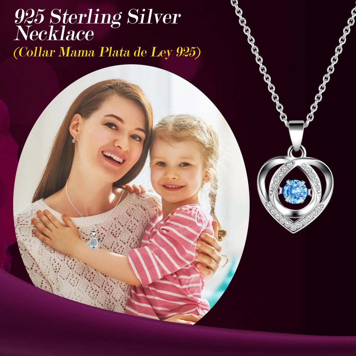 ADDWel Sterling Silver Necklace inside premium box, ready to gift.