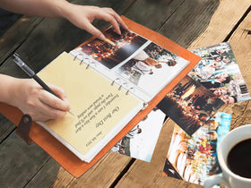 Adeerus writing space and 40 papers invite personal notes and memories.