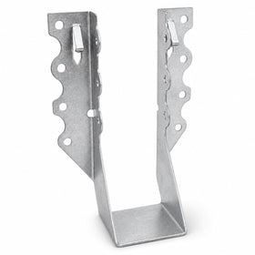 ADLMPW 2x6 joist hanger closeup shows corrosion-resistant 18-gauge steel for lasting framing.