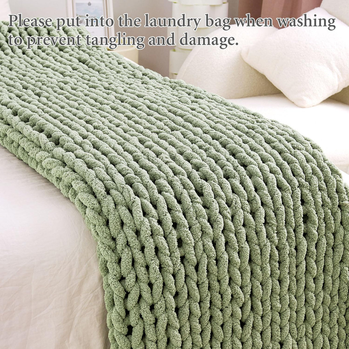 Admitrack chunky knit blanket supports cozy reading moments and coffee breaks.