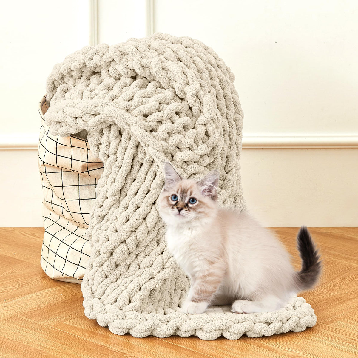 Admitrack throw on coffee table scene for relaxed lounging.