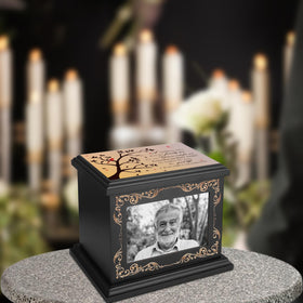 ADMLC urn suitable for both men and women for a respectful memorial.