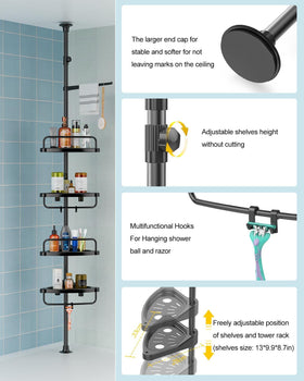 ADOVEL towel racks keep towels within easy reach after shower.