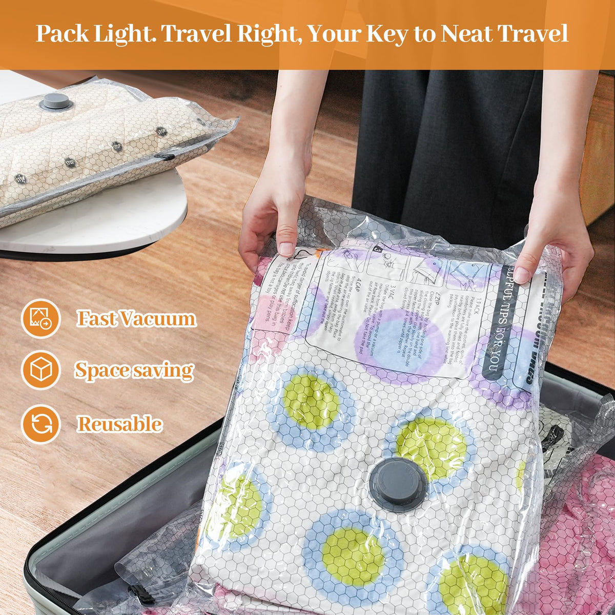 ADTO space-saving solution supports clutter-free closets and travel wardrobes.