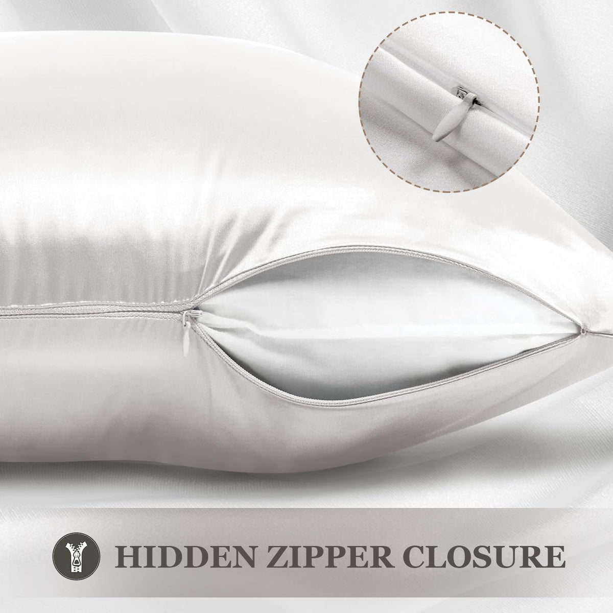 Adubor silk fabric detail emphasizes 6A-grade fibers and breathability