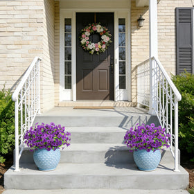 ADXORA durable waterproof silk plants suitable for garden and windowsill decor.