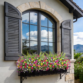 ADXORA fake boxwood outdoor bundle realistic hedge-like filler