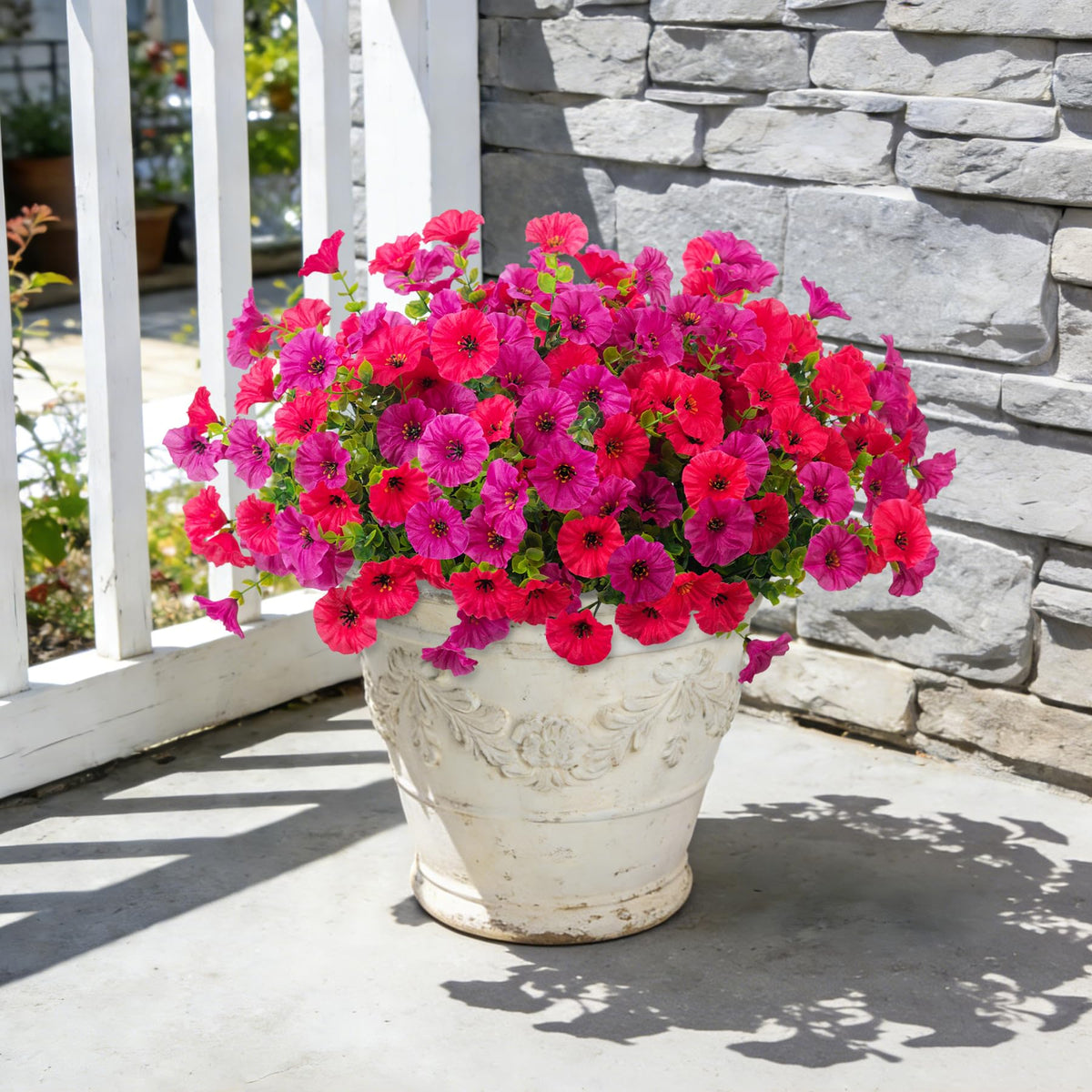 ADXORA morning glory bundles for patio decor on balconies and entryways