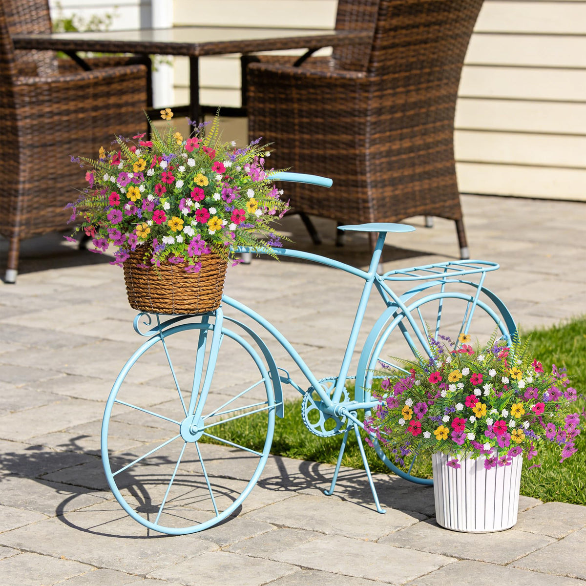 ADXORA outdoor flower arrangement planters collection enhances porches