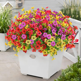 ADXORA UV-resistant outdoor flowers stay vibrant with all-weather durability
