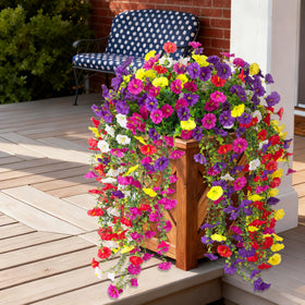 ADXORA UV-resistant fabric keeps vivid colors in sun and rain.