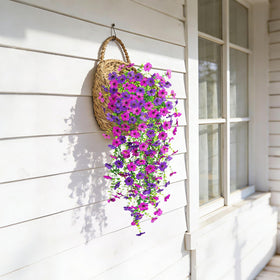 ADXORA outdoor hanging flowers enhancing window box displays.