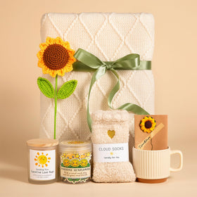 Aeenr crochet sunflower adds handmade charm to thoughtful gift moments.