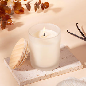 Aeenr relaxing spa gifts basket with candle and soap for calm evenings