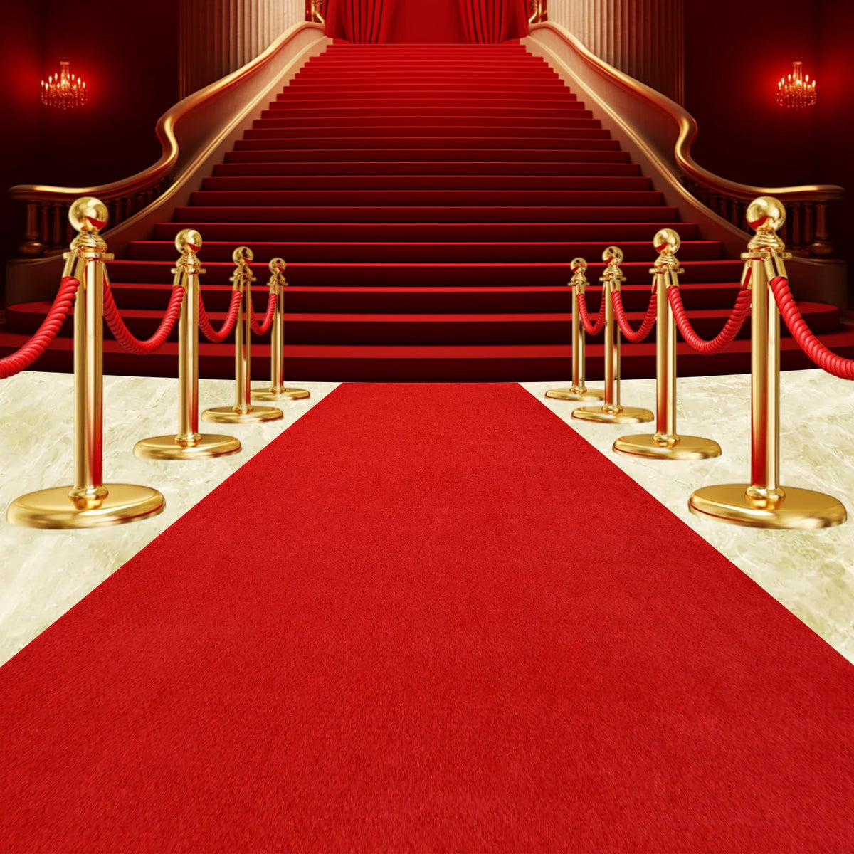 AEHISDHIE red carpet runner 3x10ft waterproof for elegant arrivals and outdoor events