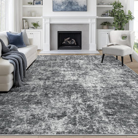 Aelenmu 8x10 area rug with abstract living-room pattern for modern decor.