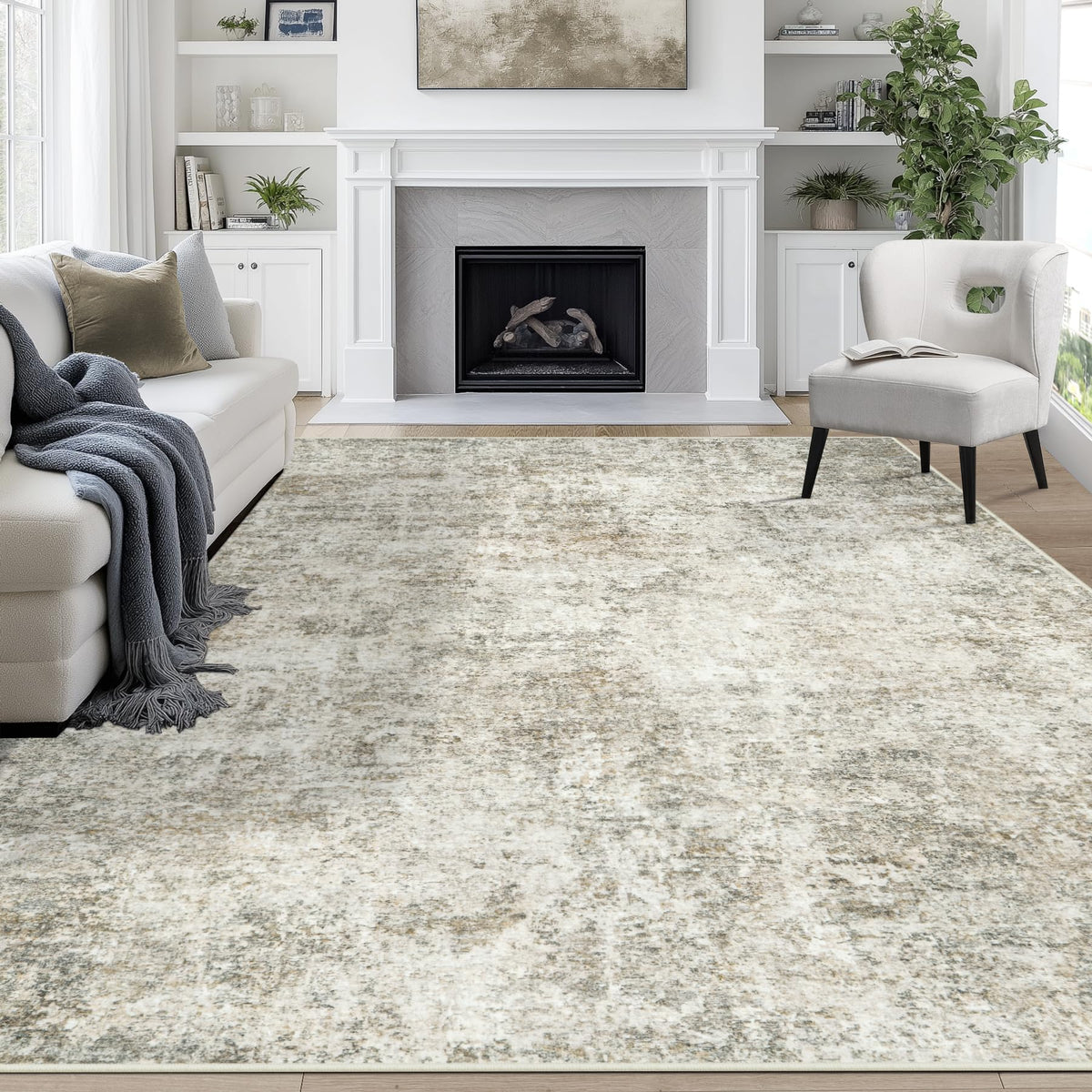 Aelenmu 8x10 area rug abstract-pattern for living rooms adds soft comfort and style.