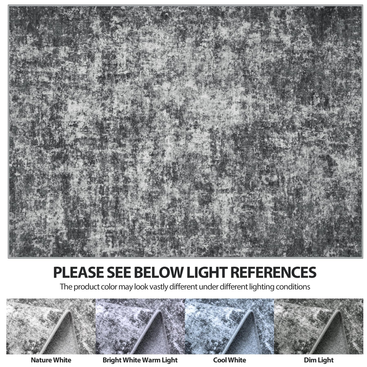 Aelenmu dark and light abstract pattern suits black-gray interiors beautifully.