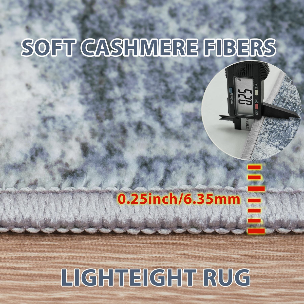 Aelenmu elegant soft-design rug complements modern living spaces.