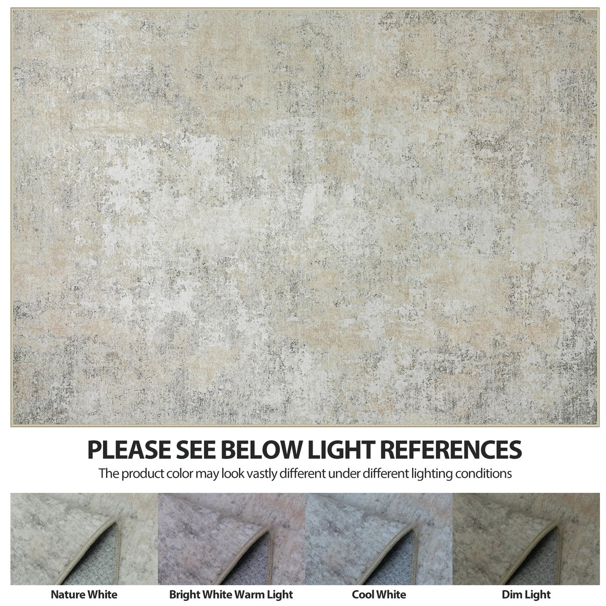 Aelenmu 8x10 rug provides a protective barrier against spills while staying elegant