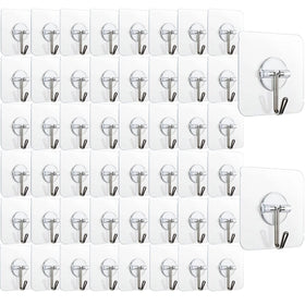 Aellabus adhesive hook 150-pack mounted on wall for organized storage.