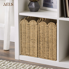 AELS natural fibre file and mail holder keeps papers organized