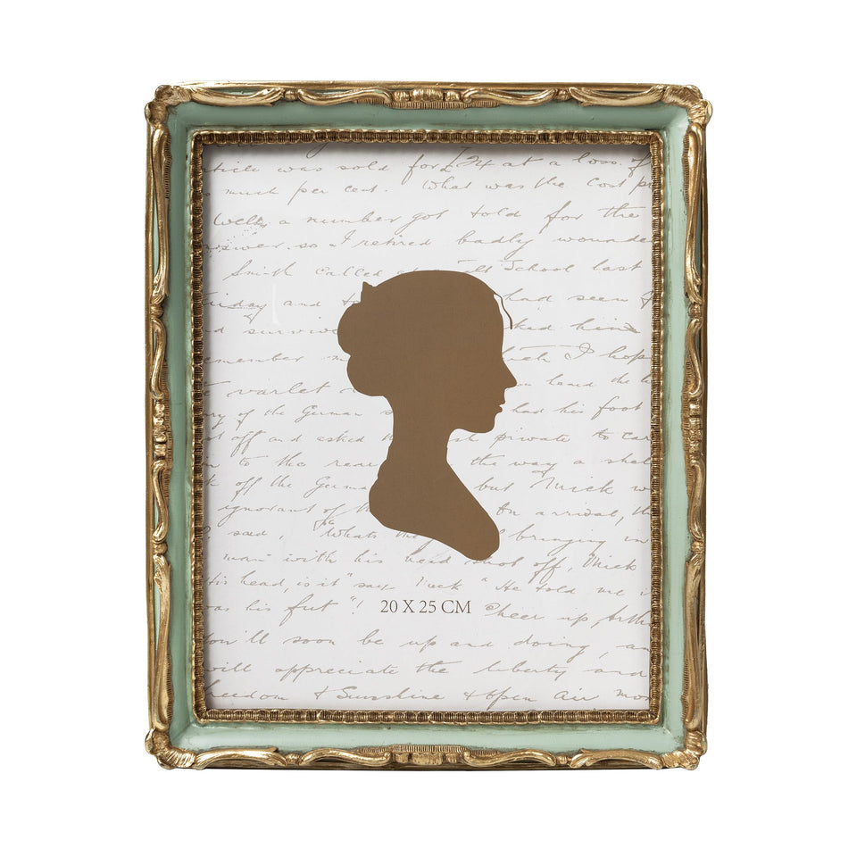 AELS vintage frame with ornate detailing for tabletop or wall display.