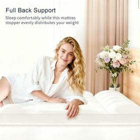 Machine washable topper for easy care and long-lasting use