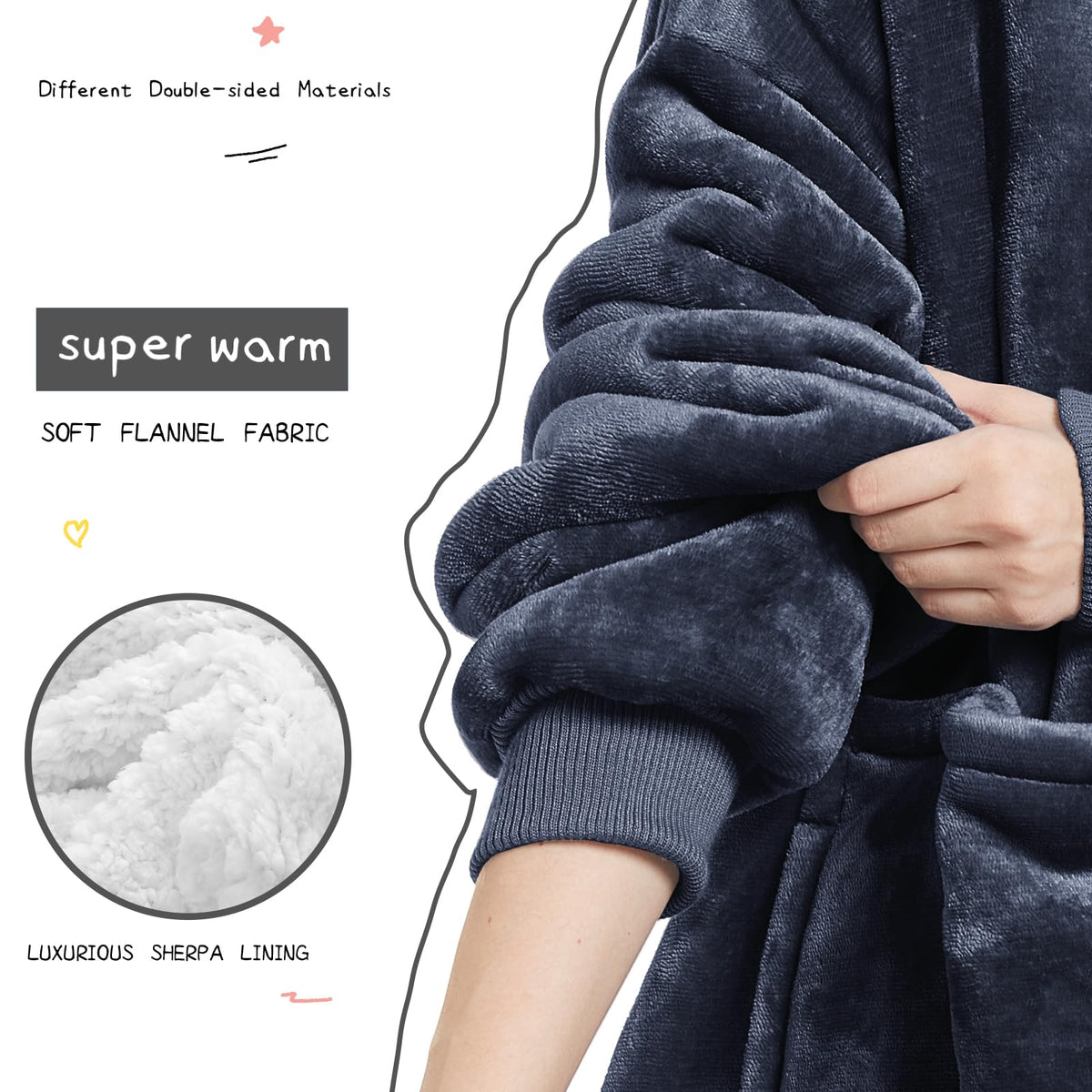 Gift-ready presentation of Aemilas wearable hoodie, ideal for holidays