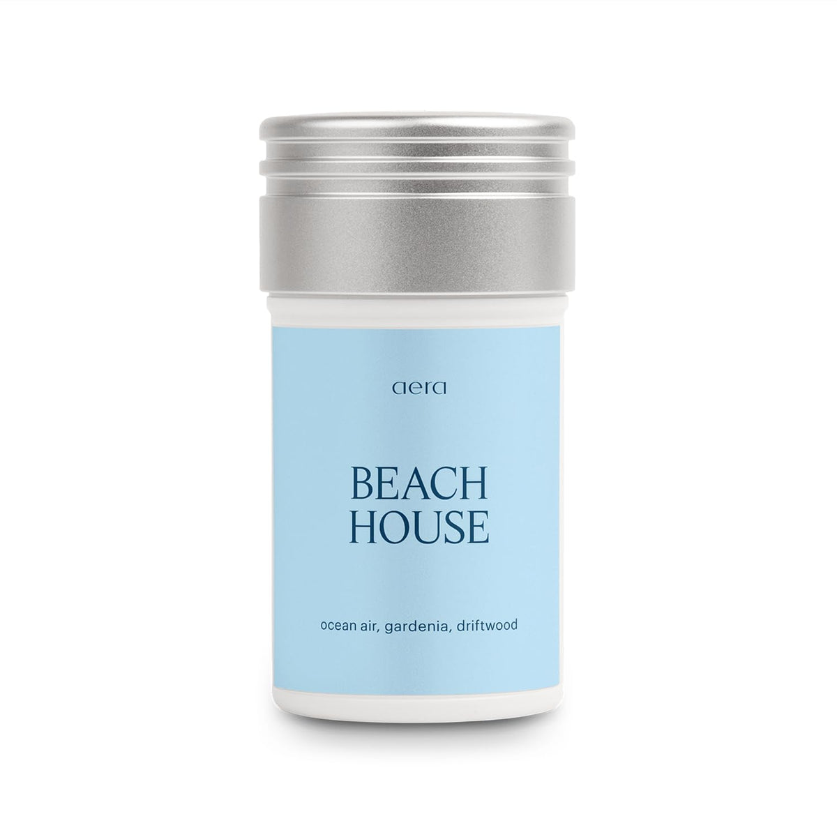 AERA Beach House Ocean Air bottle promotes a fresh coastal ambiance for a room
