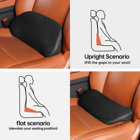 Aerovia easy-setup-in-seat demonstrates quick placement with no tools.