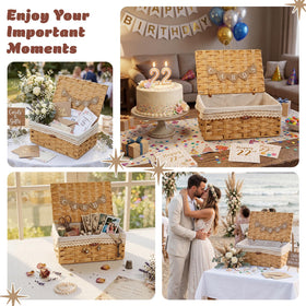 AerWo versatile post-event storage for keepsakes, stationery, or décor items.