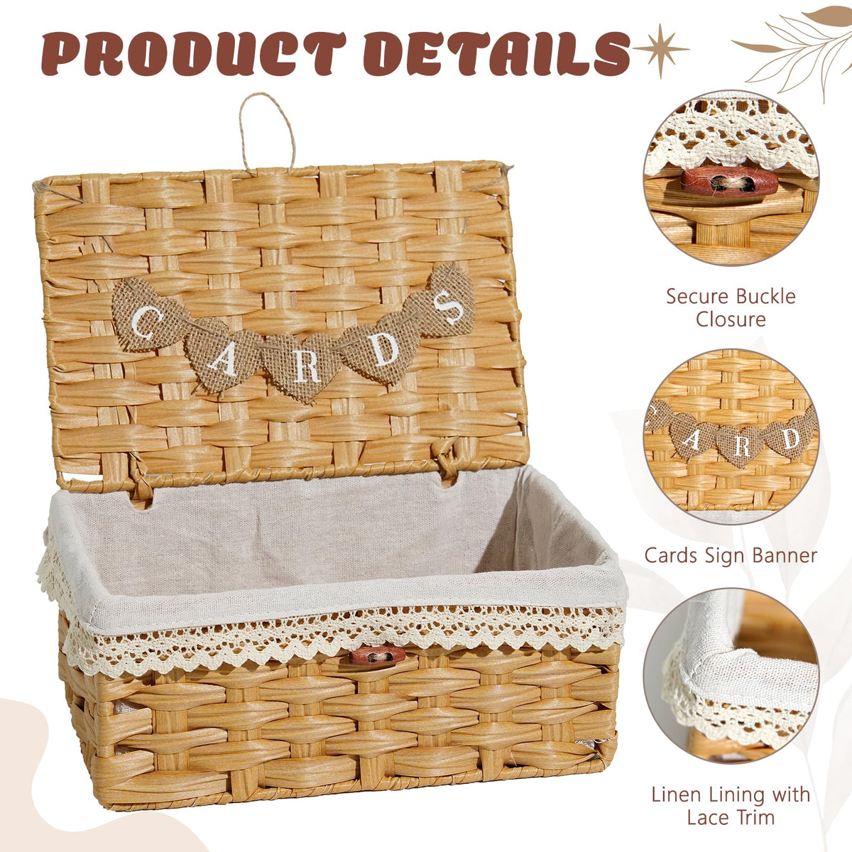 AerWo woven synthetic rattan detail showcasing durable rustic charm for weddings.