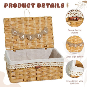AerWo woven synthetic rattan detail showcasing durable rustic charm for weddings.