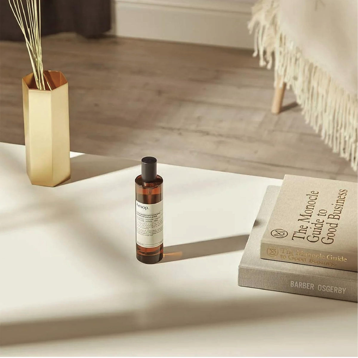 Aesop Cythera Aromatique scent diffusion in a modern room