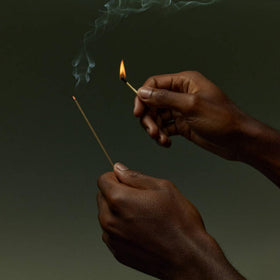 Aesop Murasaki incense stick with Clove notes for aromatic depth.