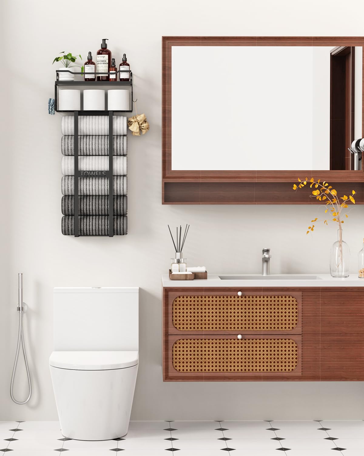 Aetyord all-black hardware ensures durable, modern styling and low maintenance.