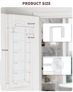 Aetyord no-drill installation towel rack mounted on a door
