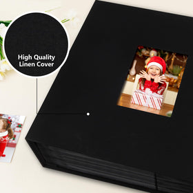 Aevdor 1000 pockets photo album sturdy pockets prevent slippage during loading