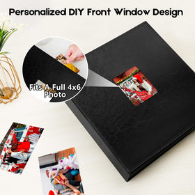 Aevdor pockets stay sturdy to prevent tearing when inserting photos