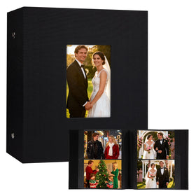 Aevdor 320 pockets 5x7 photo album holds 320 photos for easy viewing.